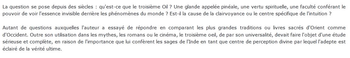 Le Troisième œil