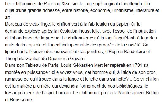  Les chiffonniers de Paris 