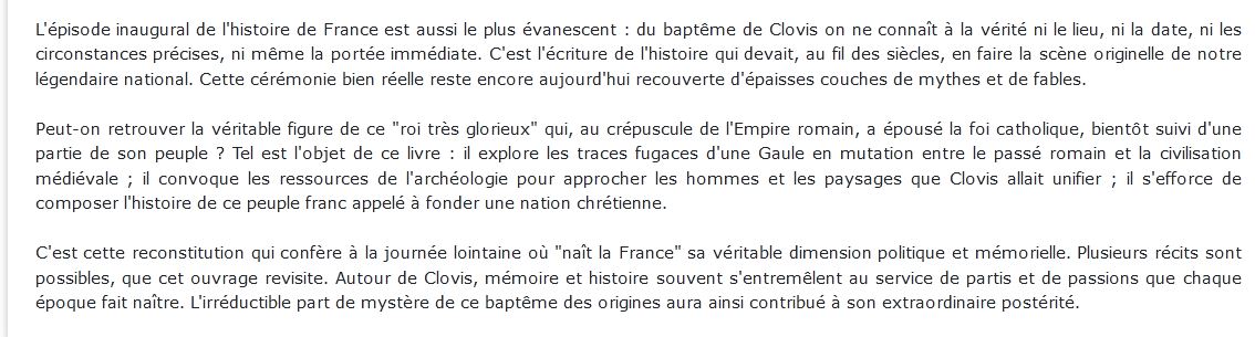 Le Baptême de Clovis 
