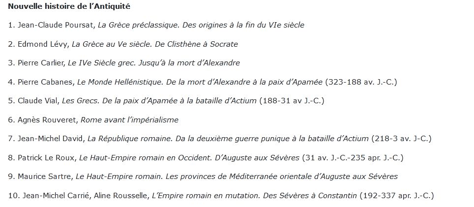 Nouvelle Histoire De L'antiquité