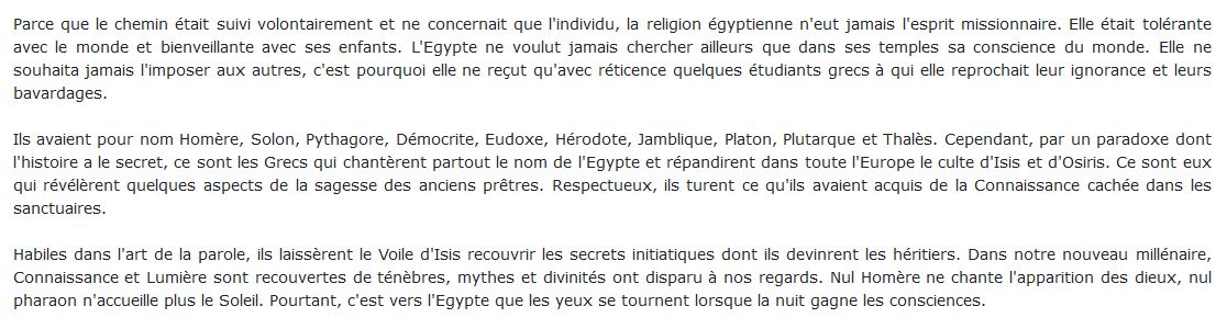 mythologie et de symbolique egyptienne