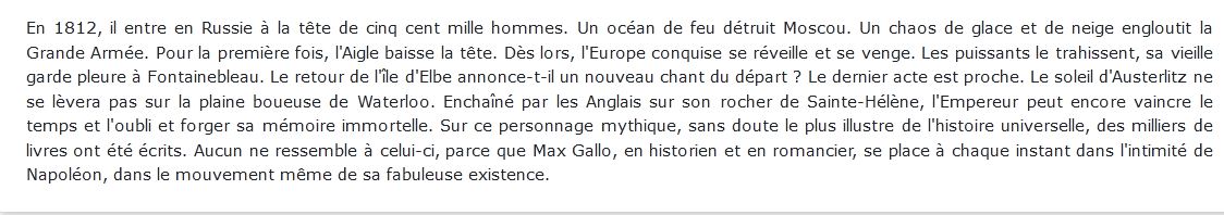 L'Immortel de Sainte-Hélène