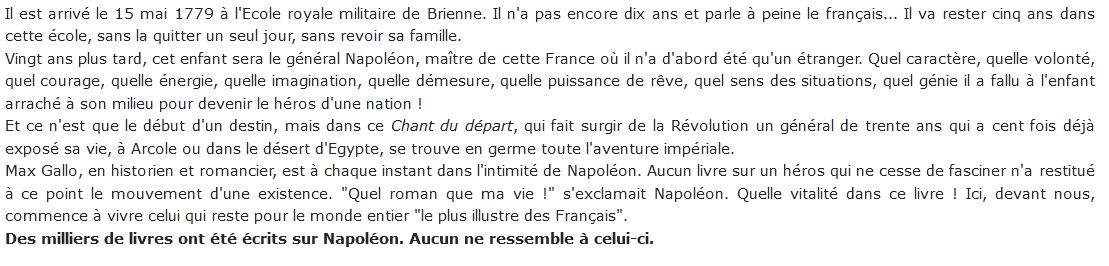 Le Chant Du Départ, 1769-1799