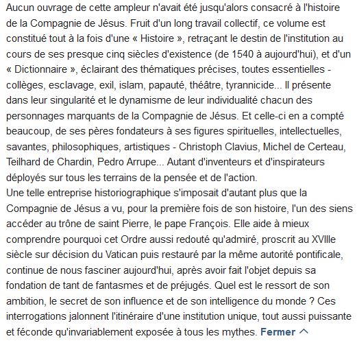  Les jésuites. histoire & dictionnaire 