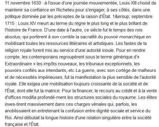  Les rois absolus (1629-1715) 