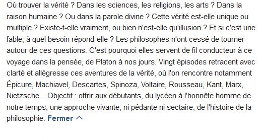  Une brève histoire de la philosophie 
