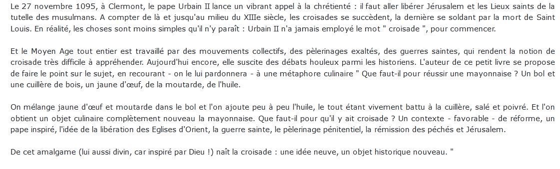 croisades demurger