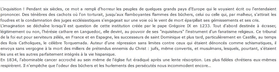 tribunal de la foi