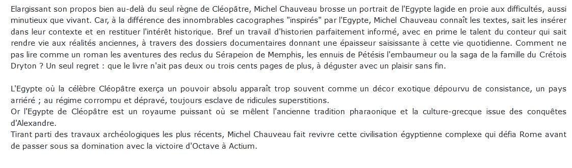 Cléopâtre 180 - 30 av J.-C.