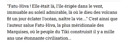 Archipel du tiki Maziere Francis 