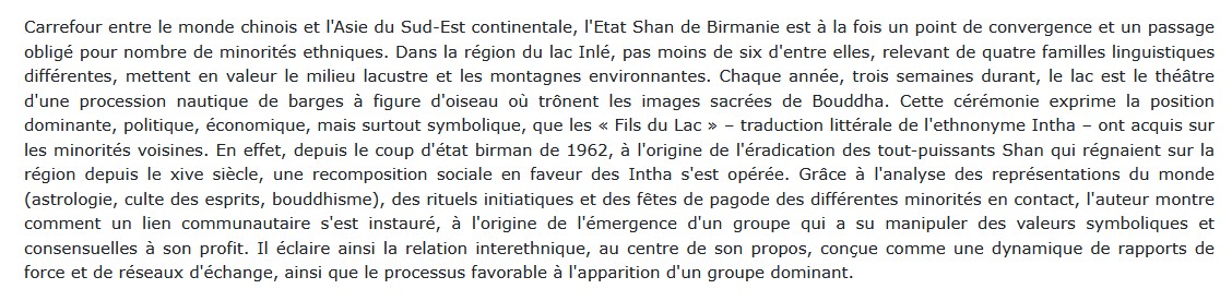 Fils et maîtres du lac 