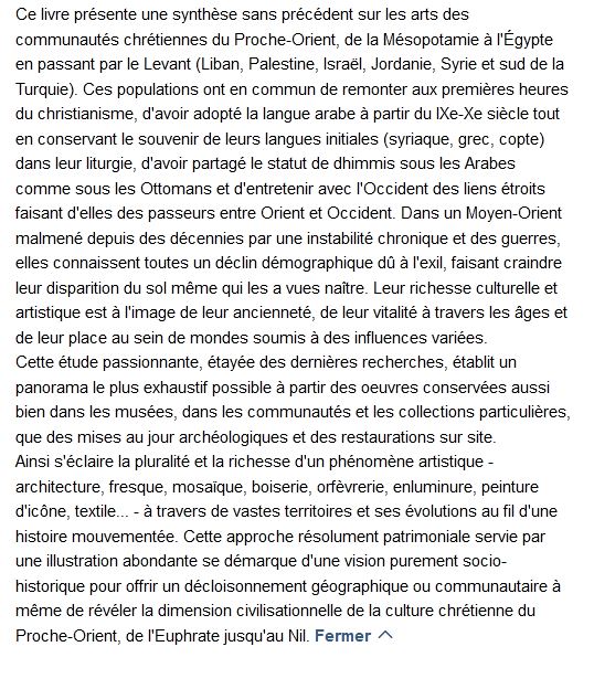  L'Art Des Chrétiens D'Orient De l'Euphrate au Nil Par Raphaëlle Ziadé 