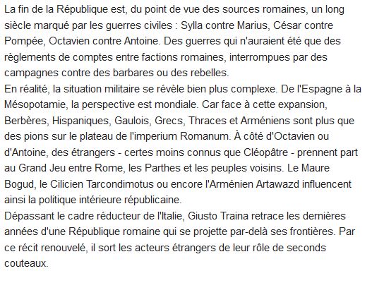  La guerre mondiale des Romains 