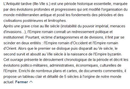  L'empire romain tardif ; 235-641 apr. J.-C. 