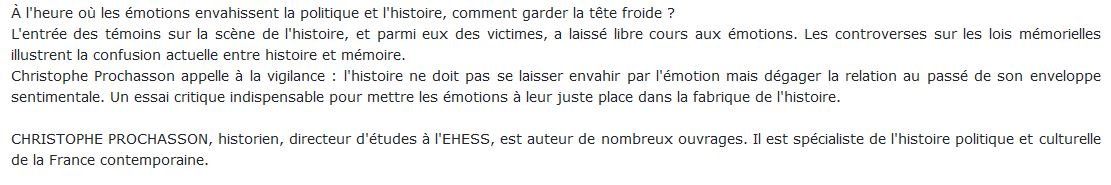 Les Historiens dans la mêlée