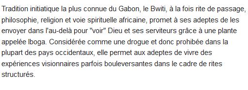 Qu'est-ce que le bwiti