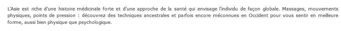 Remèdes d'Asie, Sandrine Coucke-Haddad