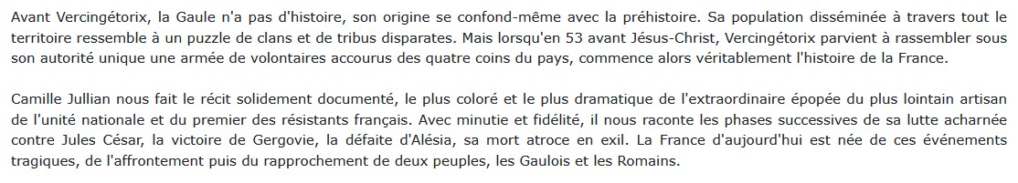 Vercingétorix, Camille Jullian