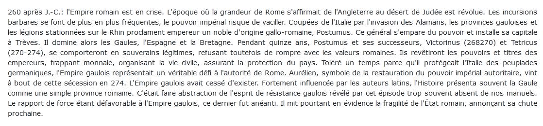 empereurs gaulois