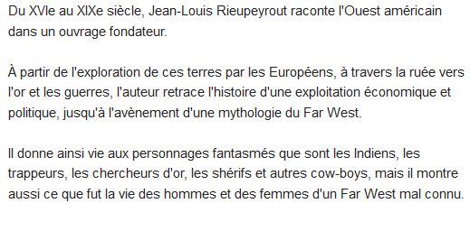 Histoire du Far West