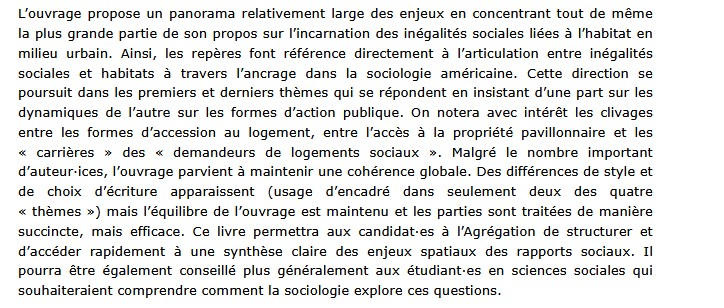 La dimension spatiale des rapports sociaux, Quentin Feuillet-Mauchamp