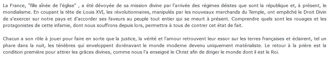 La résurrection de la France