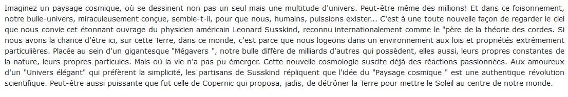 Notre univers en cacherait-il des millions d'autres
