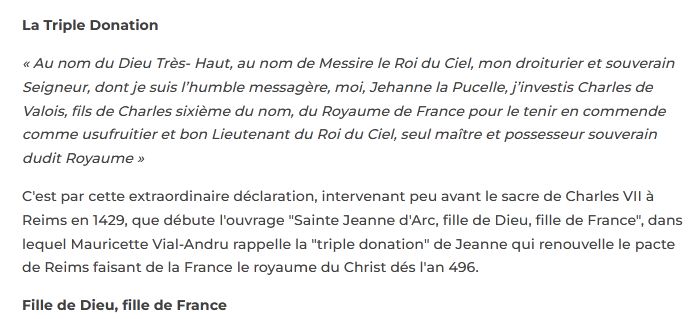 Sainte Jeanne d'Arc