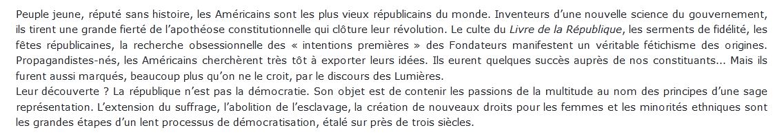la République américaine