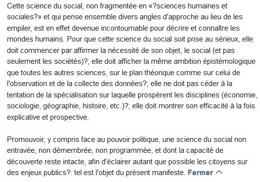 science du social