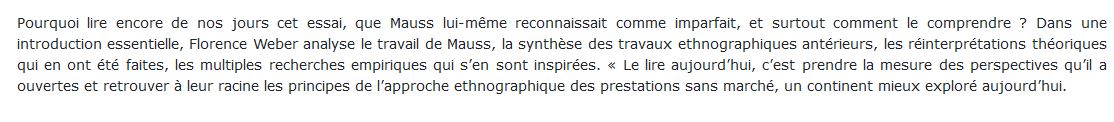 Essai sur le don