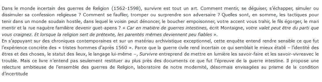 Une histoire des guerres de Religion
