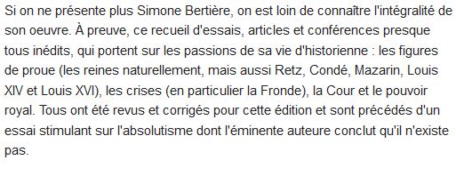 Chroniques de l'Ancien Régime
