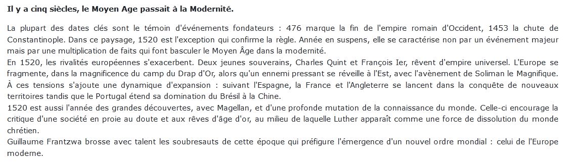 1520  Guillaume Frantzwa 