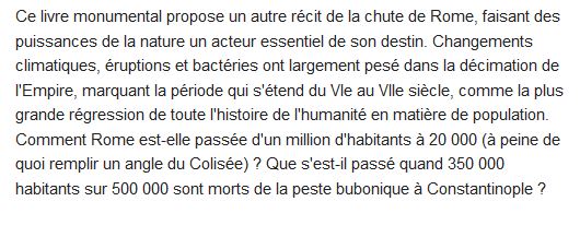 l'Empire romain s'est effondré
