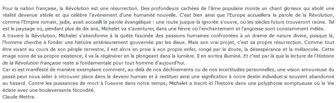 Histoire de la révolution française