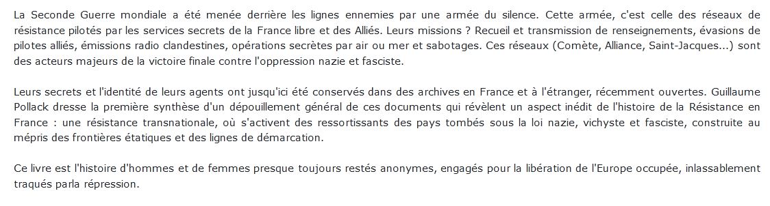 L’armée du silence