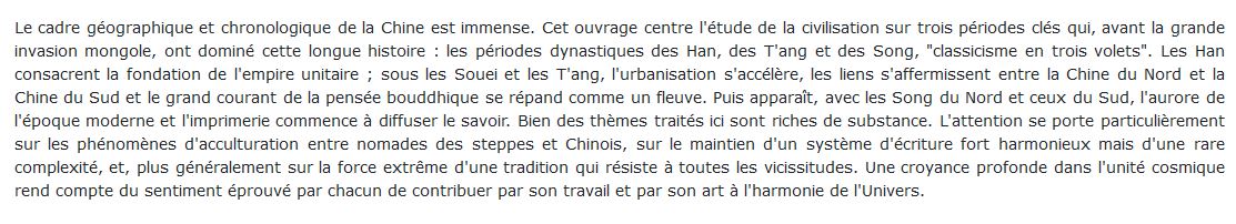 Civilisation de la Chine classique