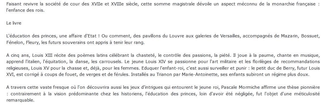 Devenir prince. L'école du pouvoir