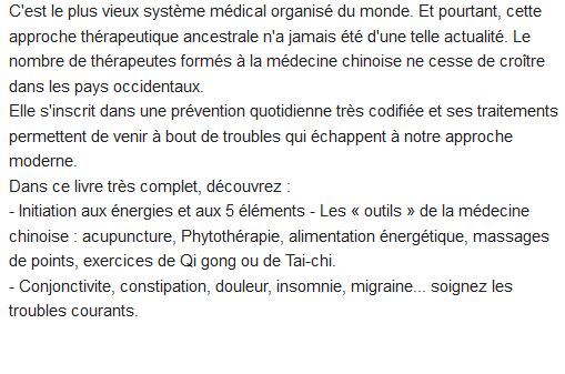 bible de la médecine chinoise