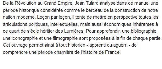 France de la Révolution et de l'Empire