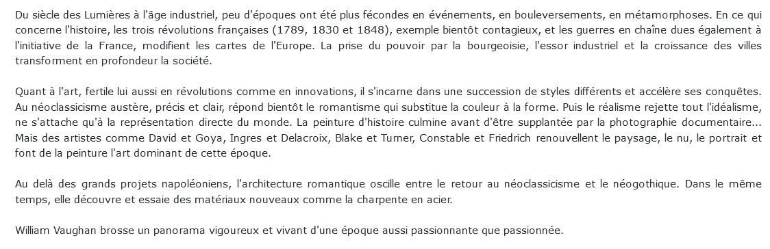 L'Art du XIXe siècle beau livre