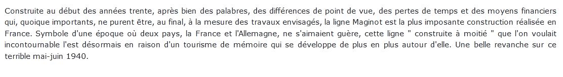 la ligne Maginot