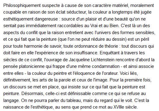  La couleur éloquente ; rhétorique et peinture à l'âge classique 