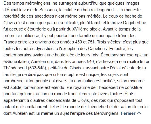 L'Empire mérovingien