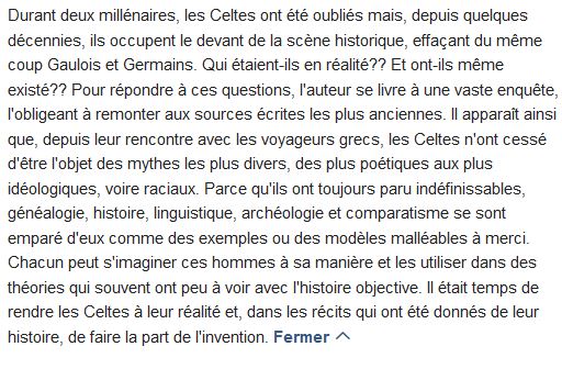 Celtes Histoire d'un mythe