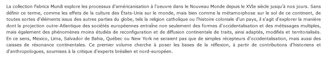 processus d'américanisation