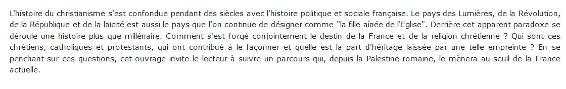 Christianisme en France