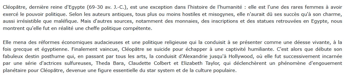 Cléopâtre ,  Christian-Georges Schwentzel