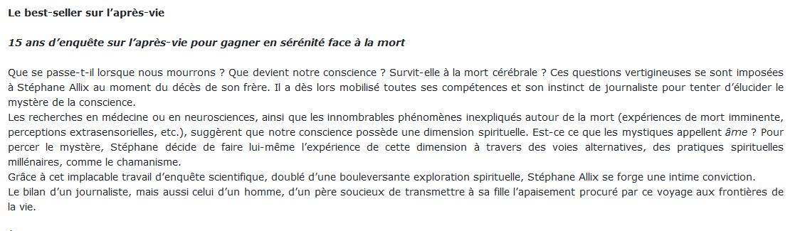 La mort n'existe pas